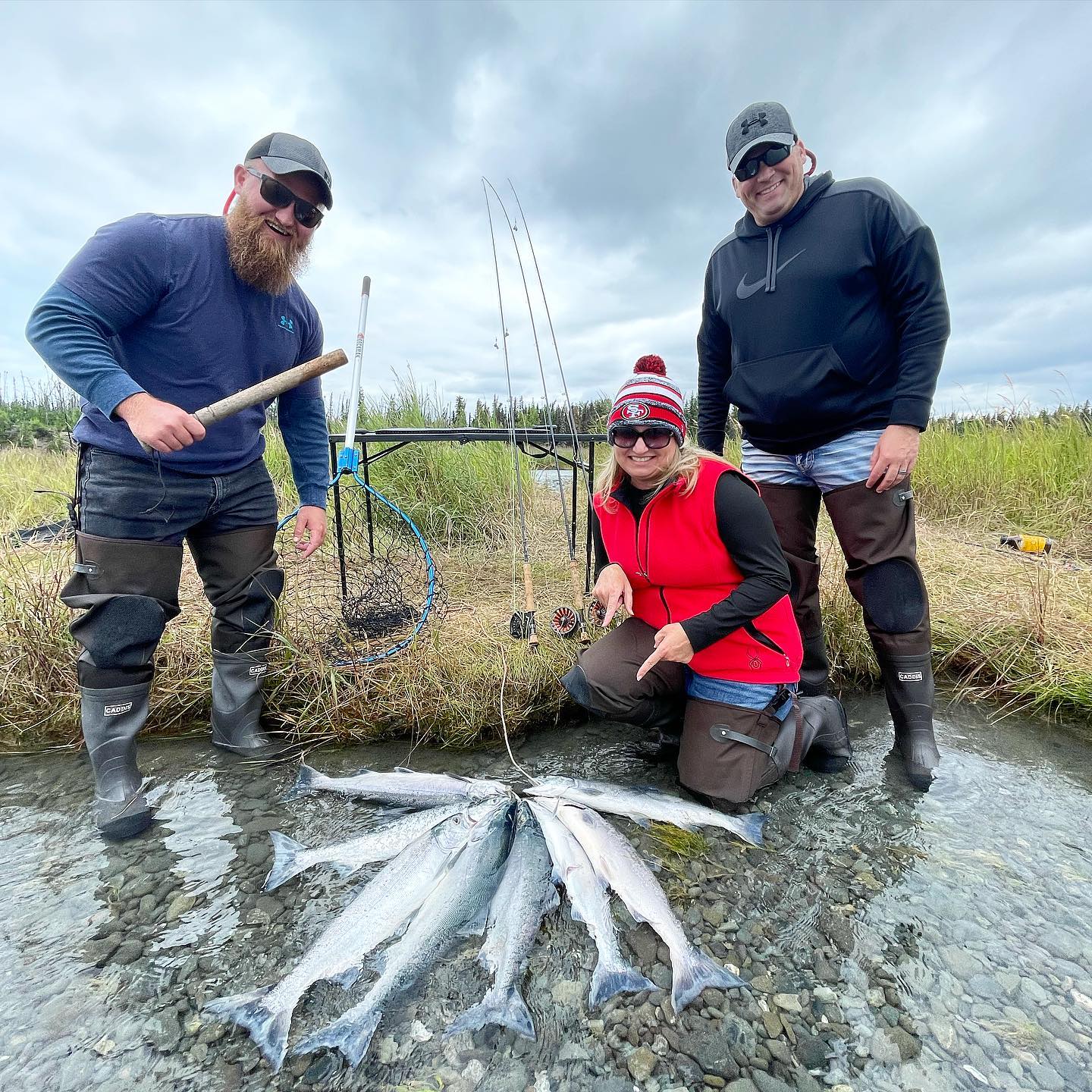4 fishing catch in Alaska