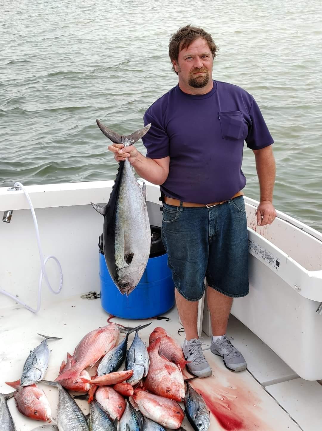 Blackfin tuna caught while fishing in Niceville