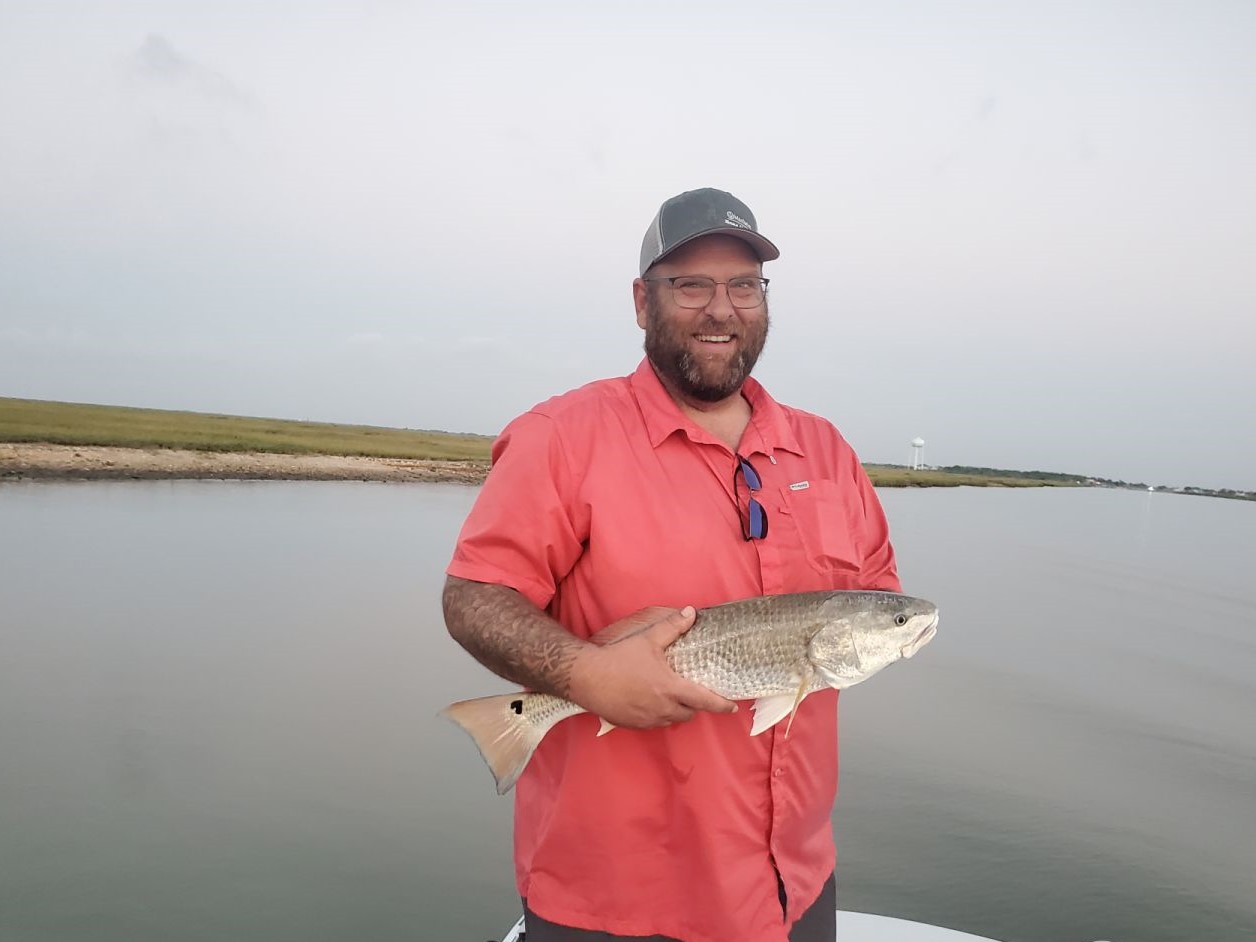 Lone angler fishing in Rockport