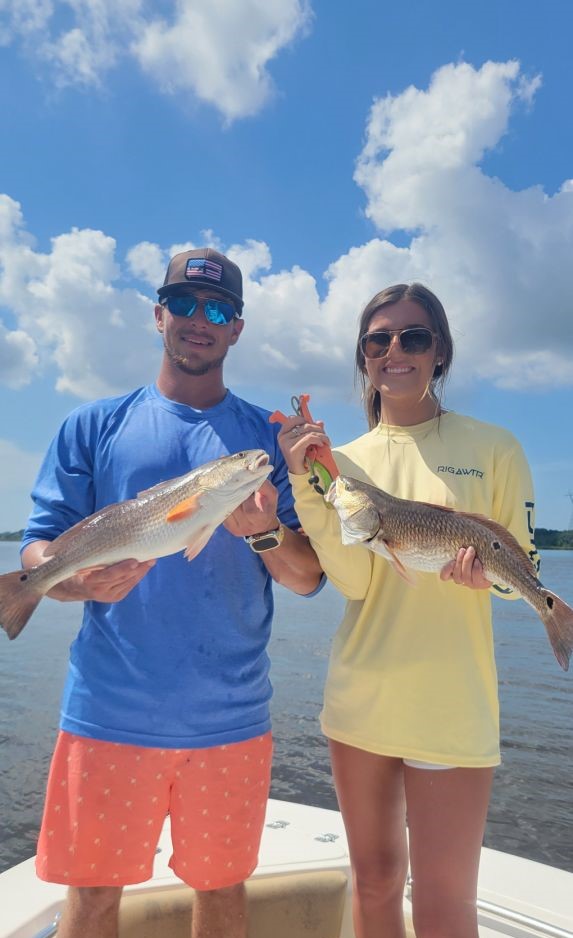 Two redfish caught in MS