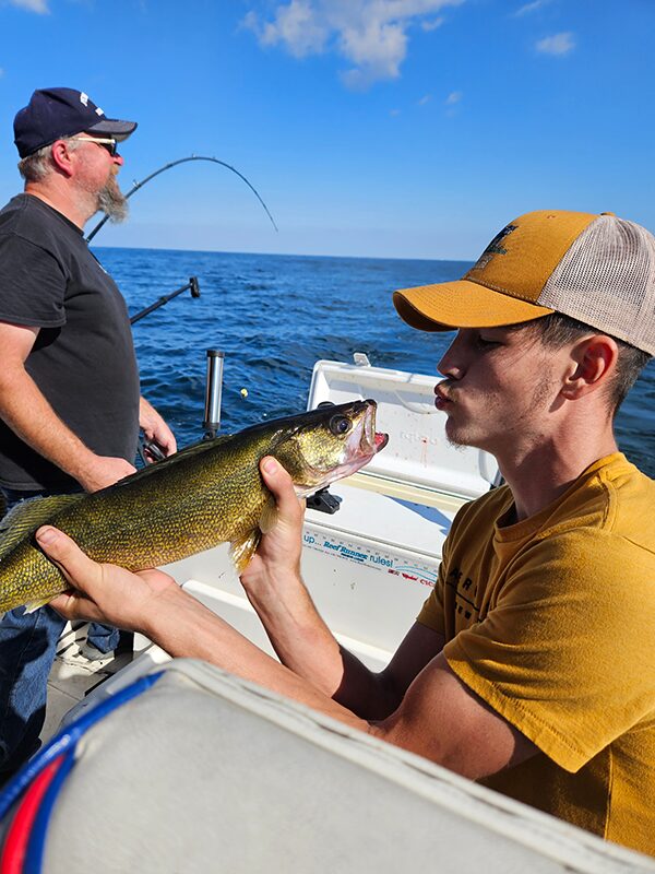Walleye caught during fishing trip in Erie PA