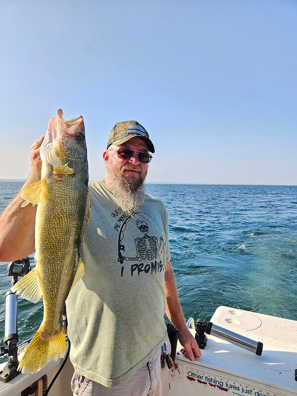 Walleye catch held up on fishing boat in Erie PA waters