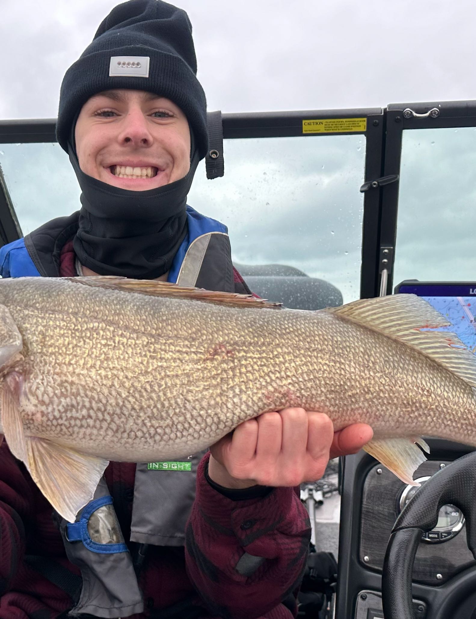 1 fish caught while fishing in MI