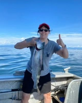 A person fishing in BC
