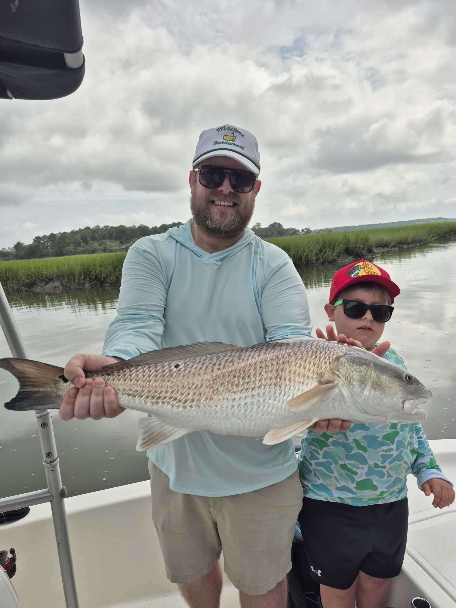 Redfish caught during fishing trip in Hilton Head Island SC