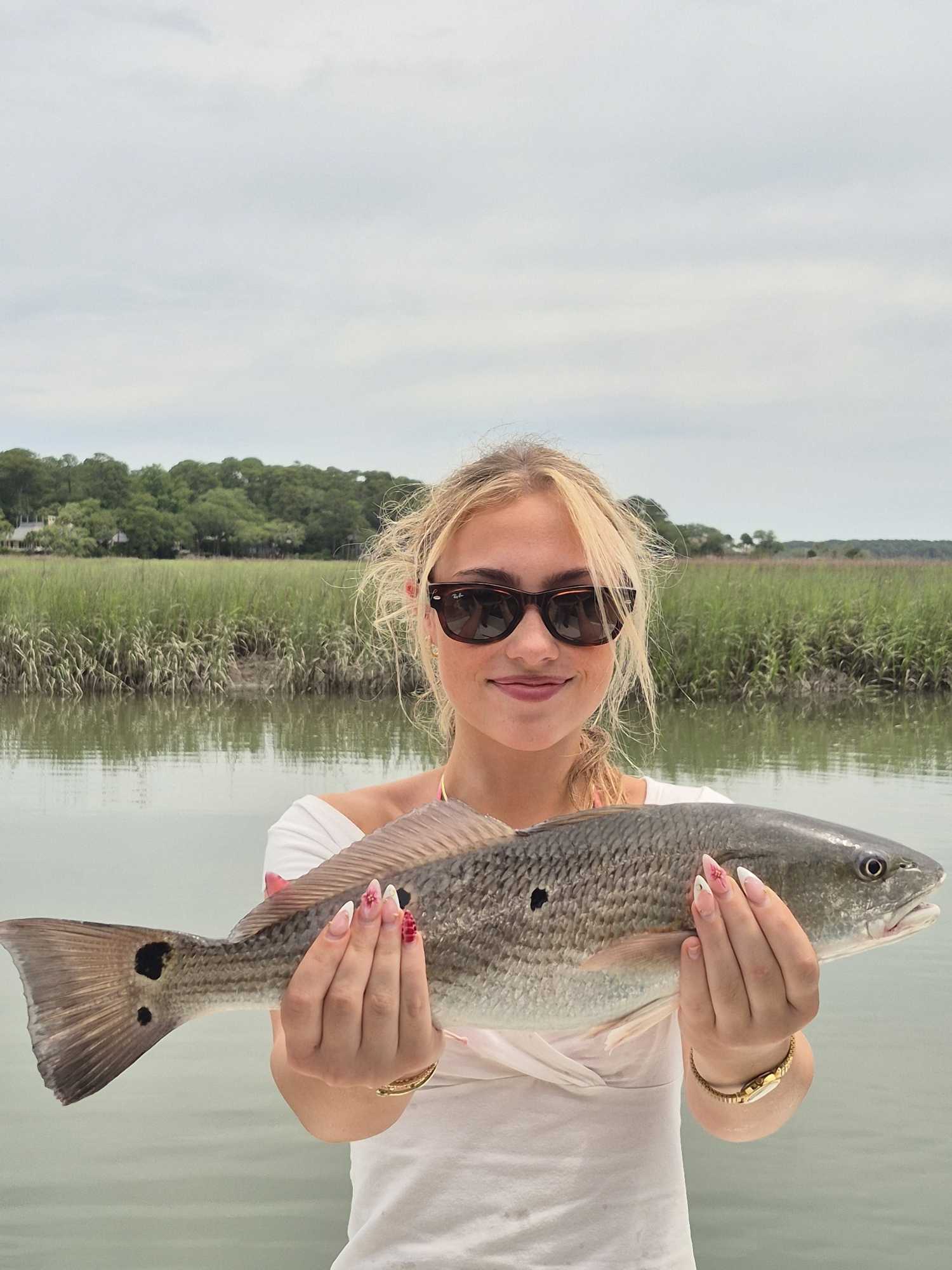 Redfish caught while fishing in Hilton Head Island SC waters