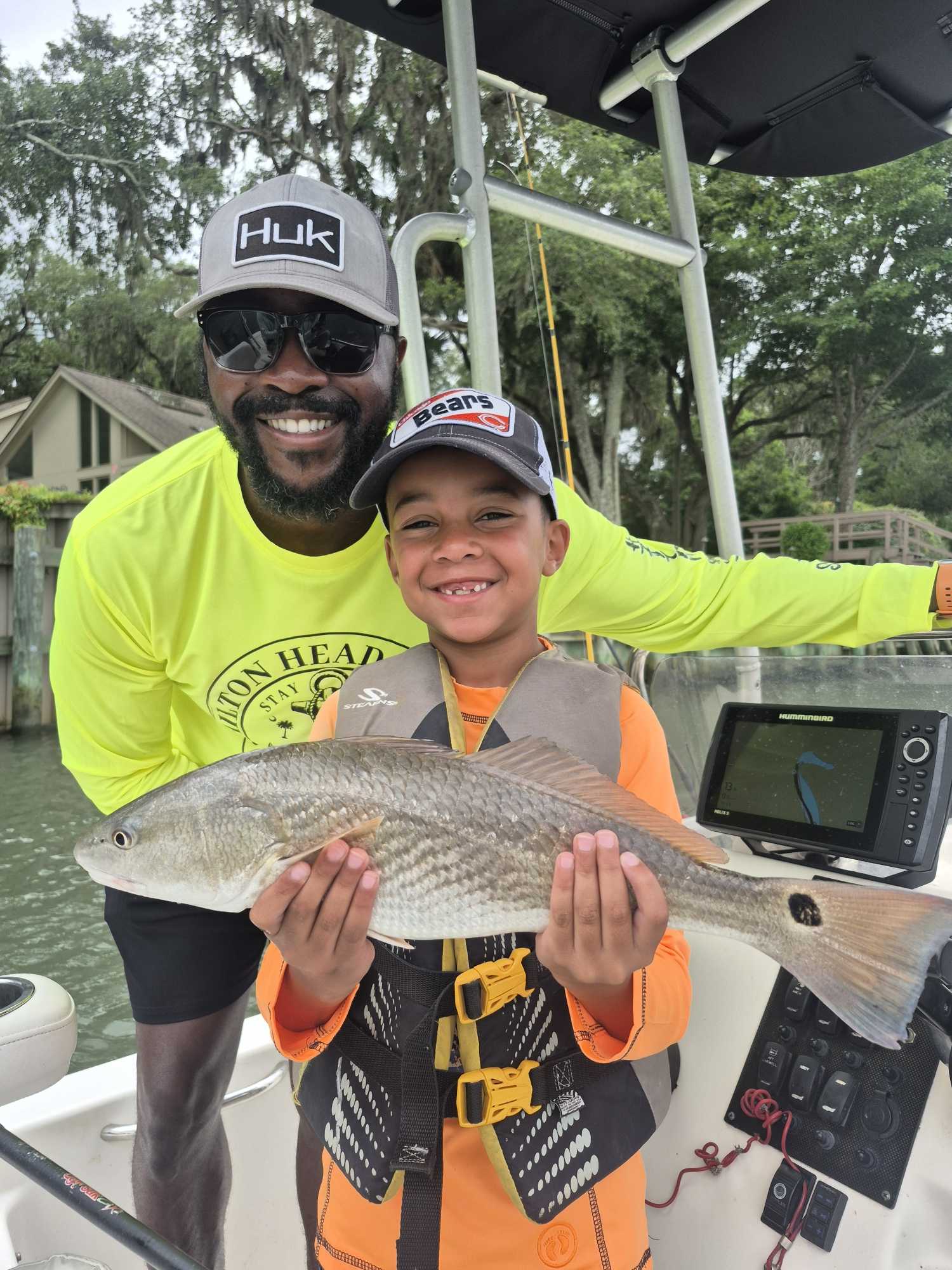 Redfish caught during fishing trip on Hilton Head Island SC