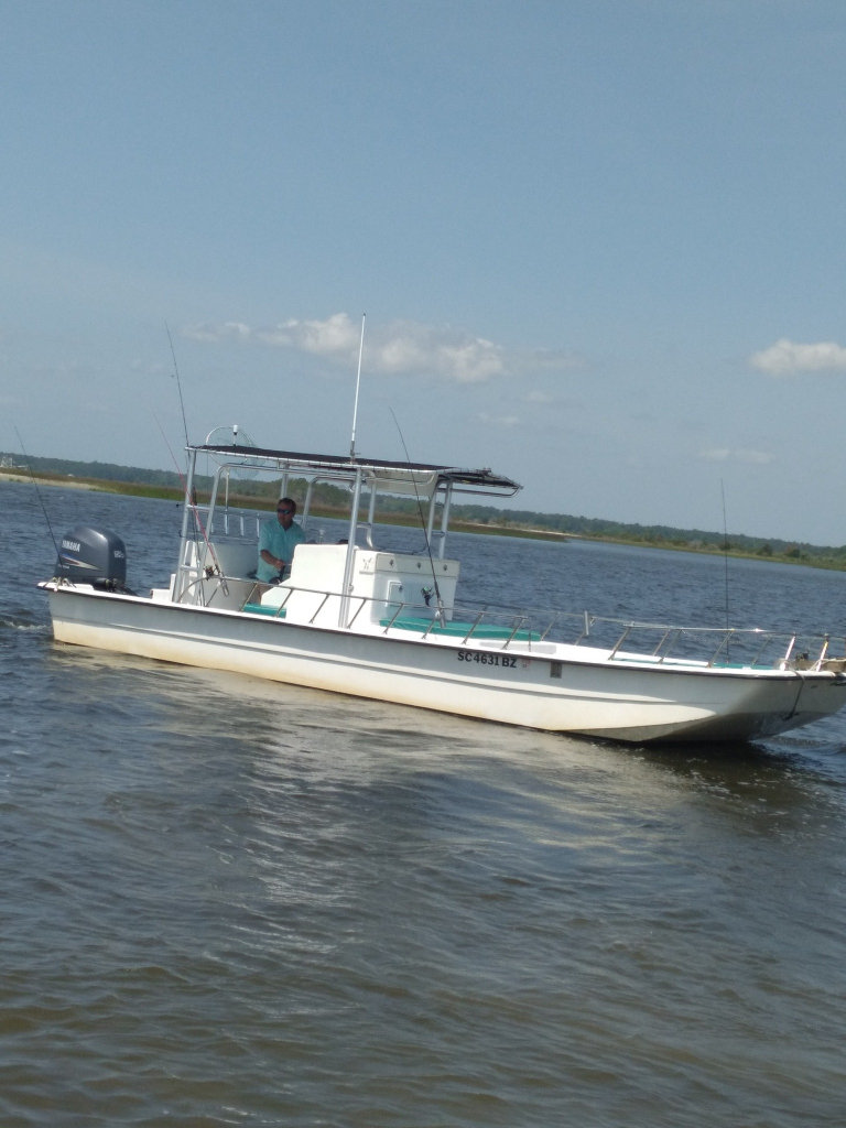 Angler enjoying fishing in North Myrtle Beach