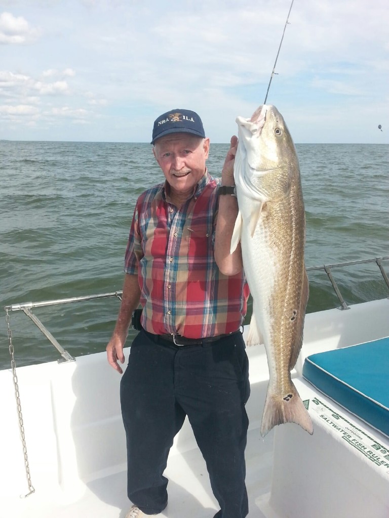 One angler posing with a catch in North Myrtle Beach