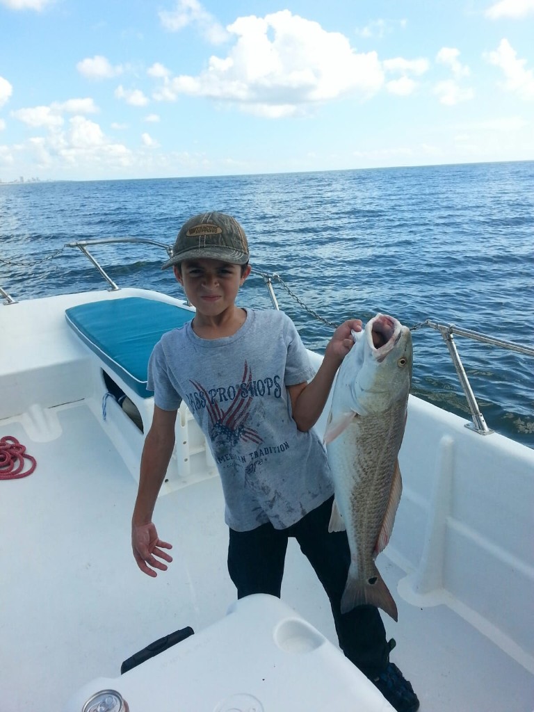 Redfish caught in North Myrtle Beach