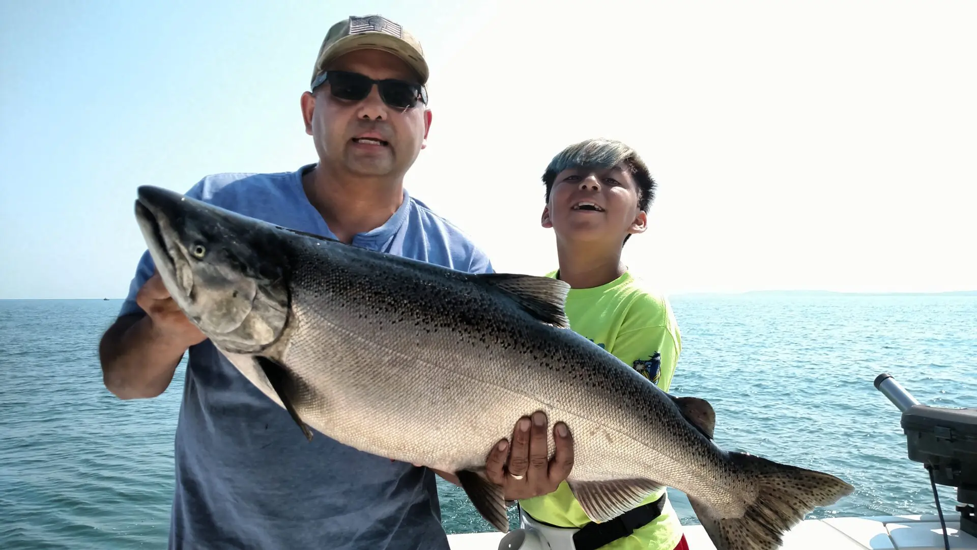 Chinook salmon, 30-inch catch in NY
