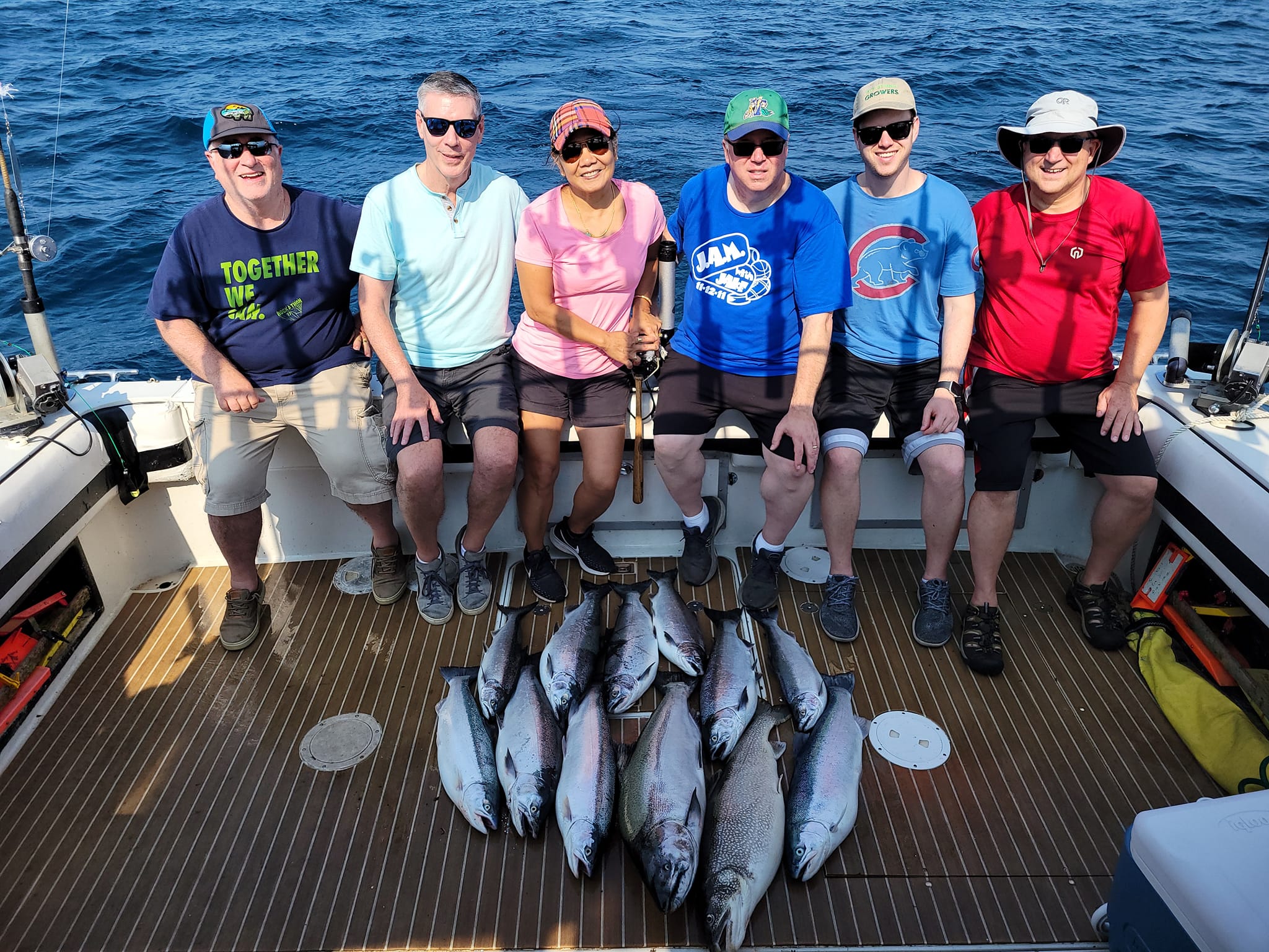 4 rainbow trout caught during fishing trip in IL