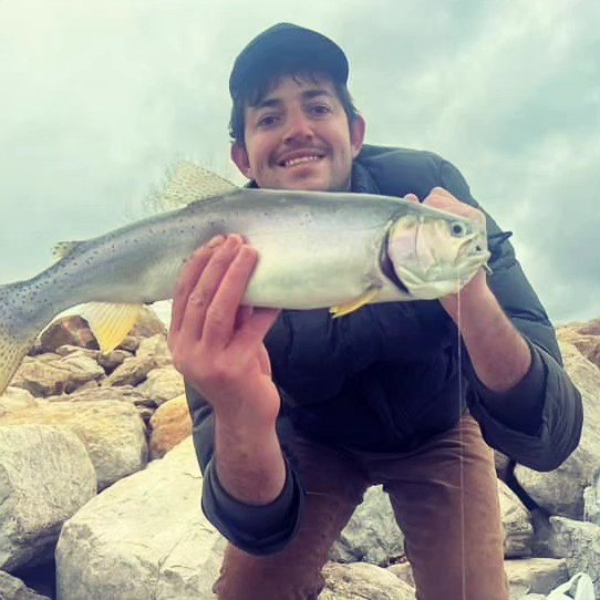 Fisherman with a big fish in UT