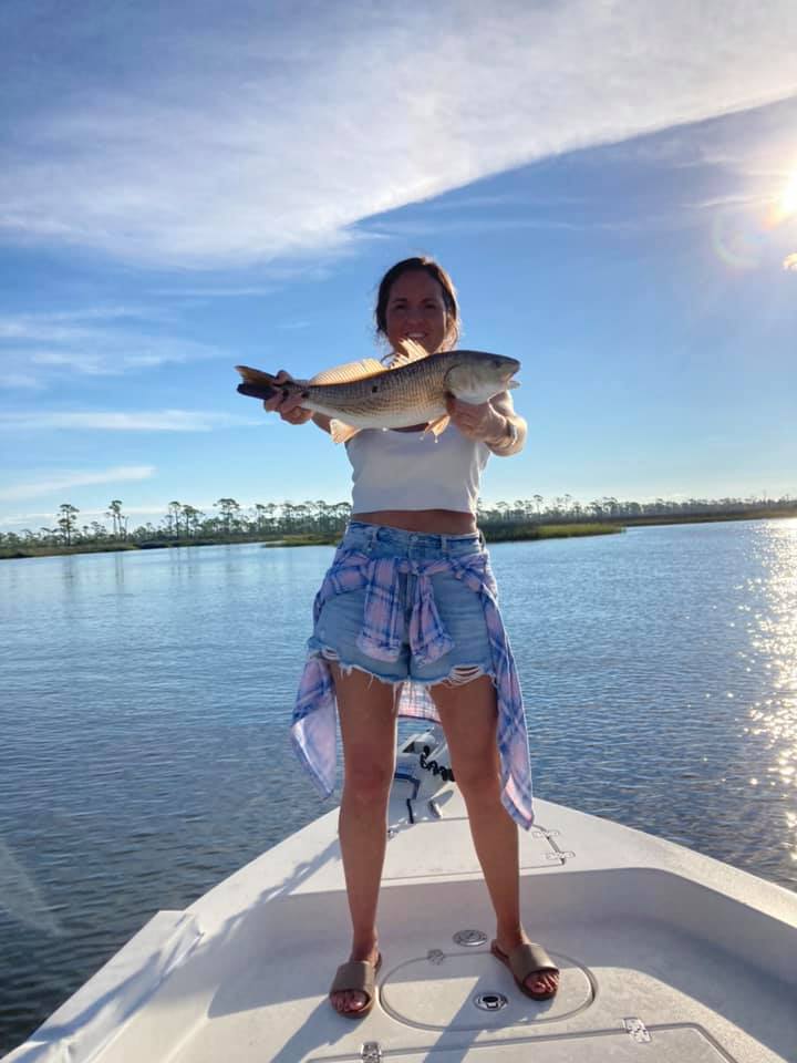 Large fish caught in Alabama through fishing