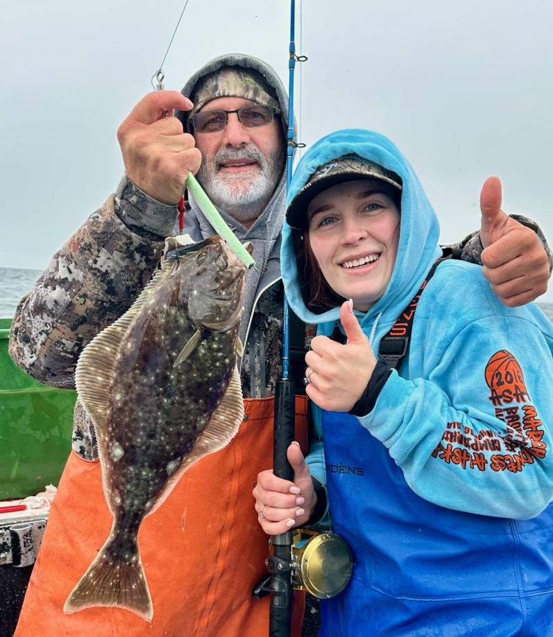 Two anglers fishing in AK