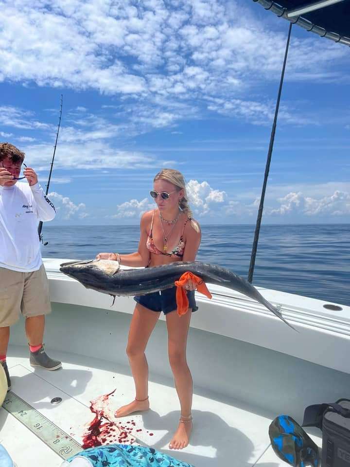 Two people fishing in Jacksonville