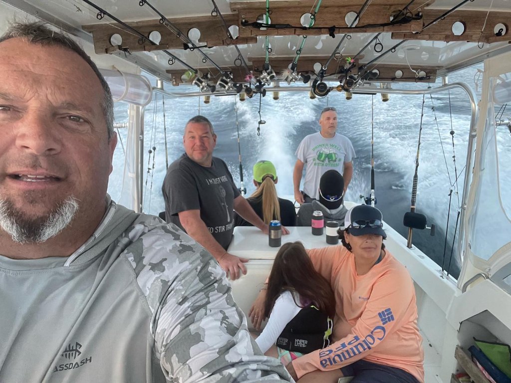 4 people fishing in New Jersey