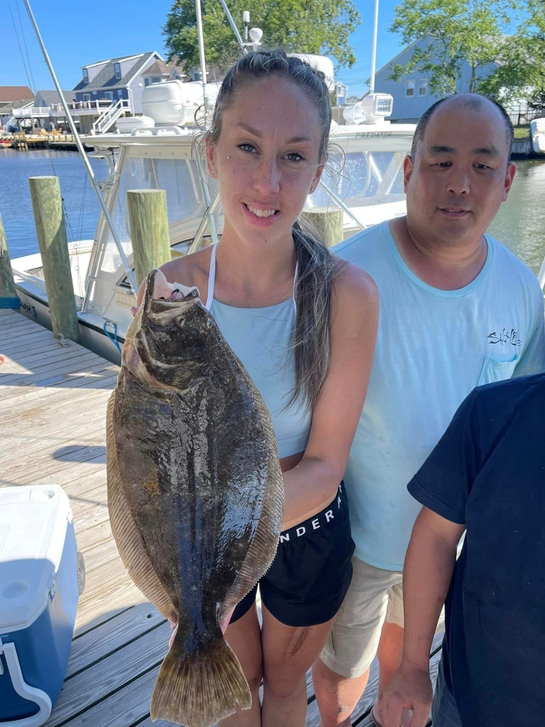 Southern Flounder caught in Forked River