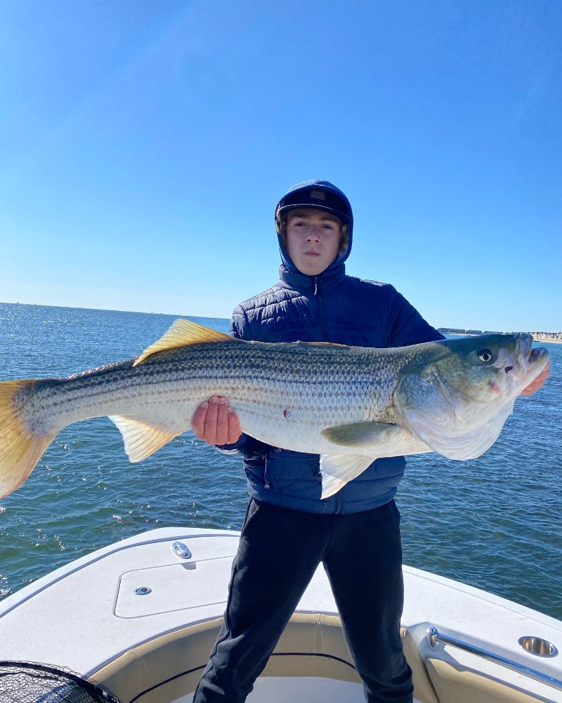 Striped bass caught in NJ