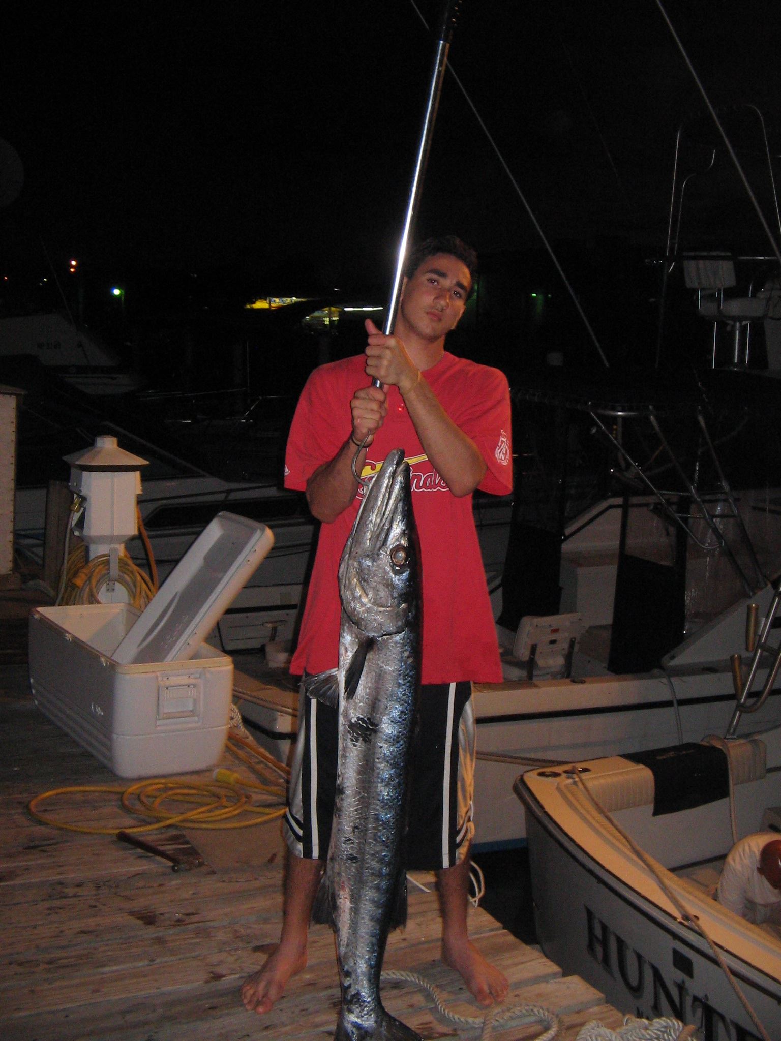 One big fish caught in Nassau during cruises and fishing trip