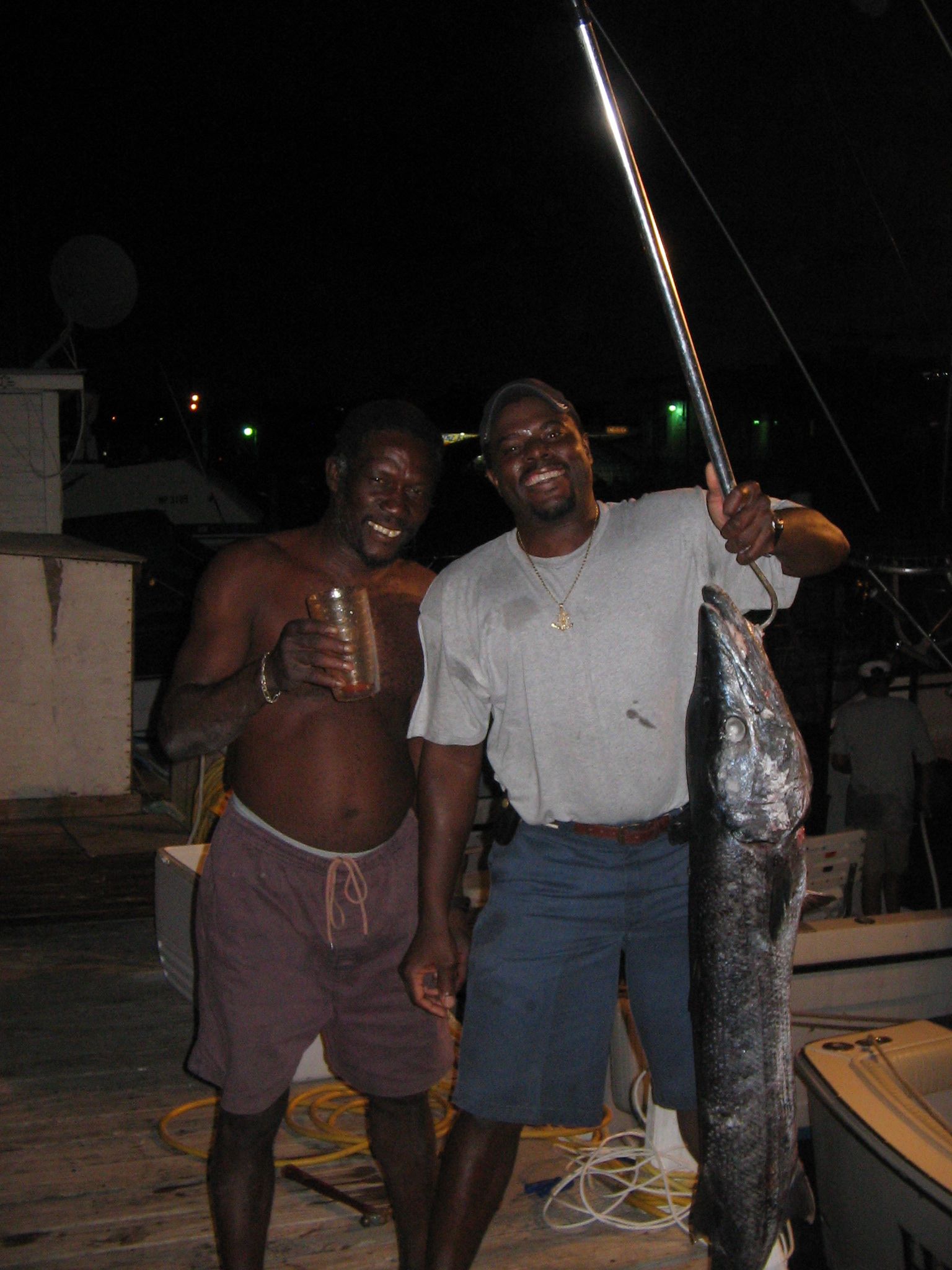 Great Barracuda, 34-inch fish caught during cruises and fishing in Nassau