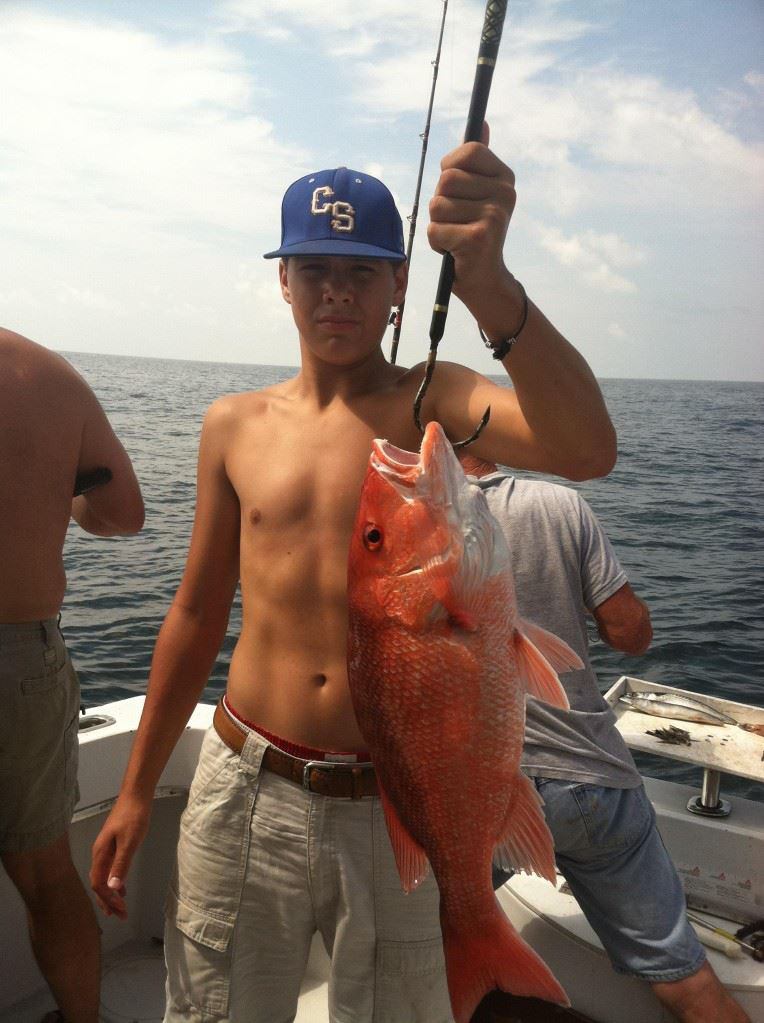 A lone fisher reeling in a 23-inch catch at Eastpoint