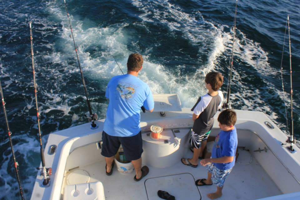 Angler enjoys a day of fishing in Florida