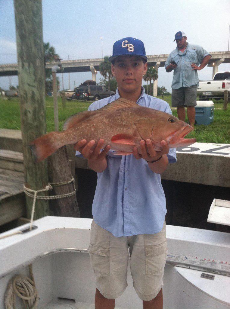 Red Grouper fish caught in Eastpoint