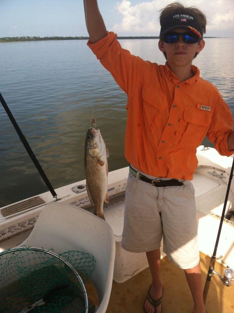 Redfish caught by angler in Eastpoint