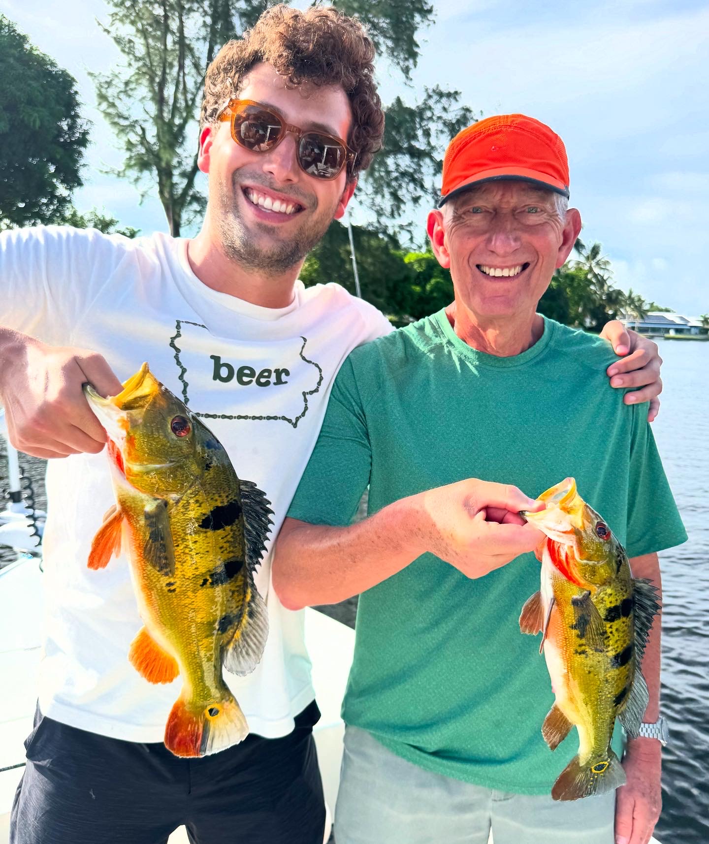 Fishing trip with 2 people catching 2 fish in Boca Raton