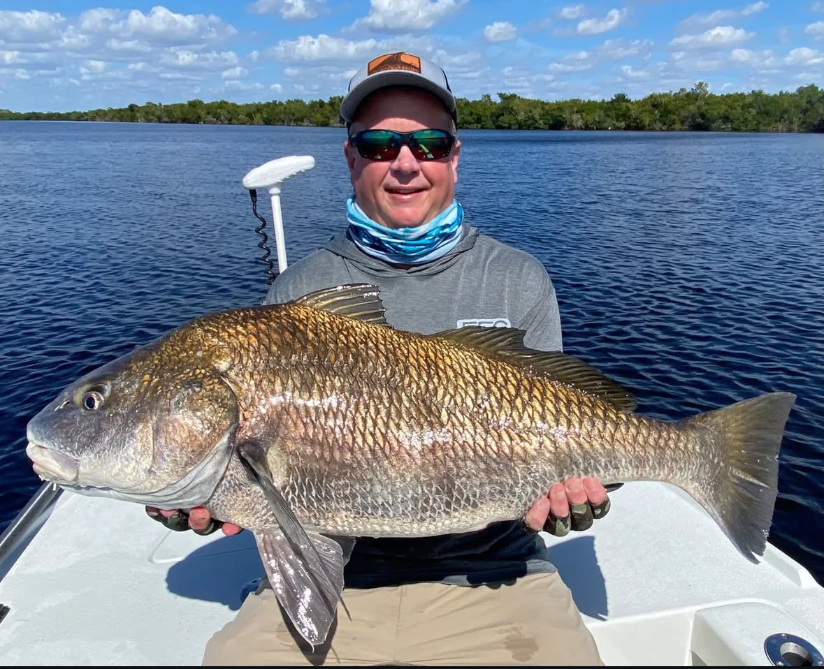 A person fishing in Florida