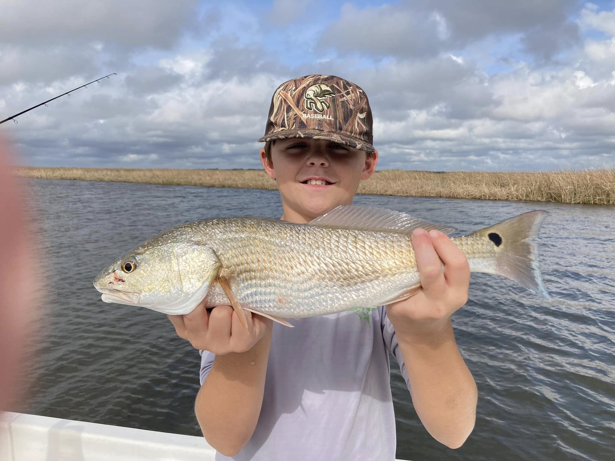 Redfish caught while fishing in Apalachicola