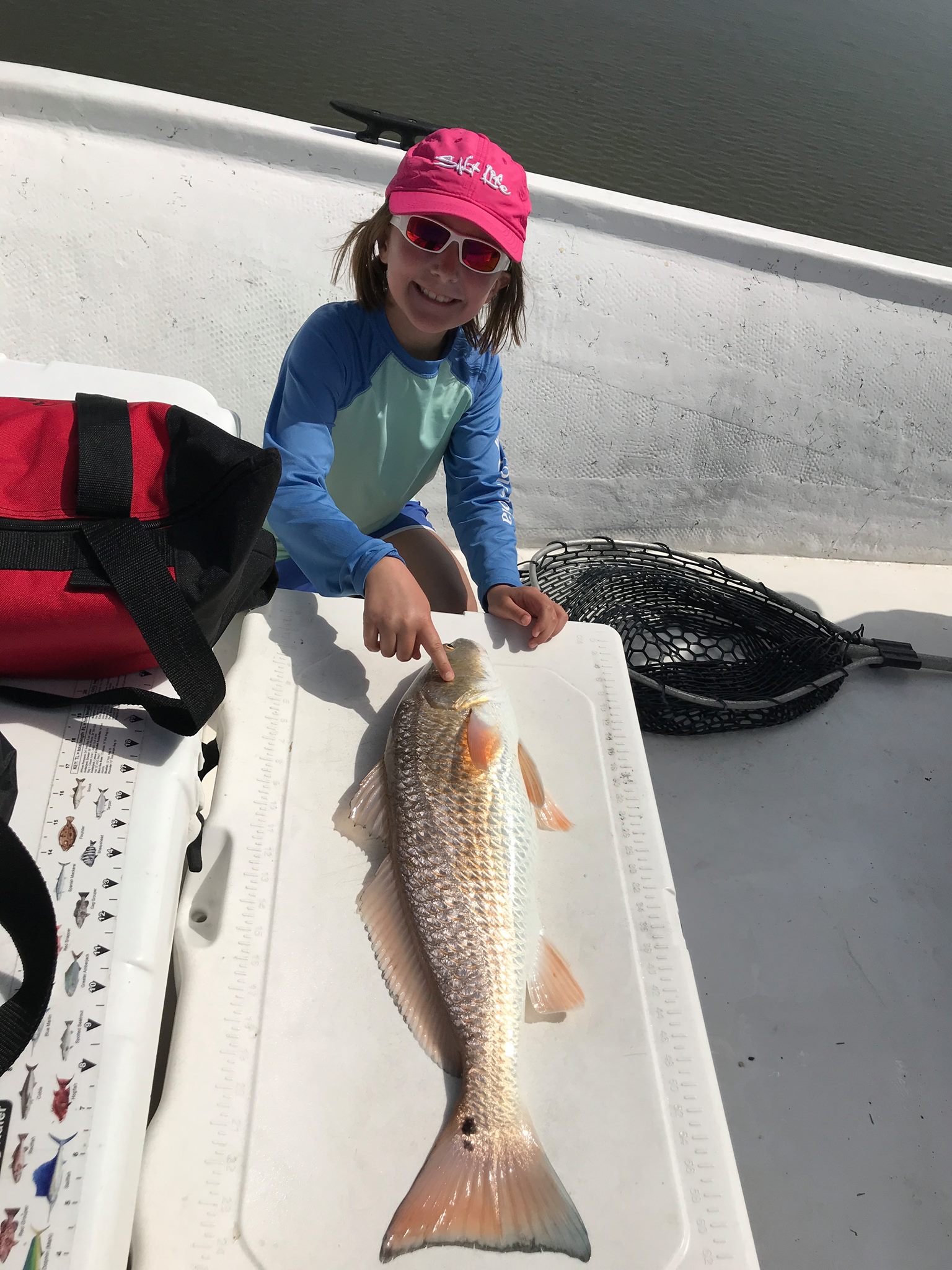 Redfish caught in Apalachicola while fishing