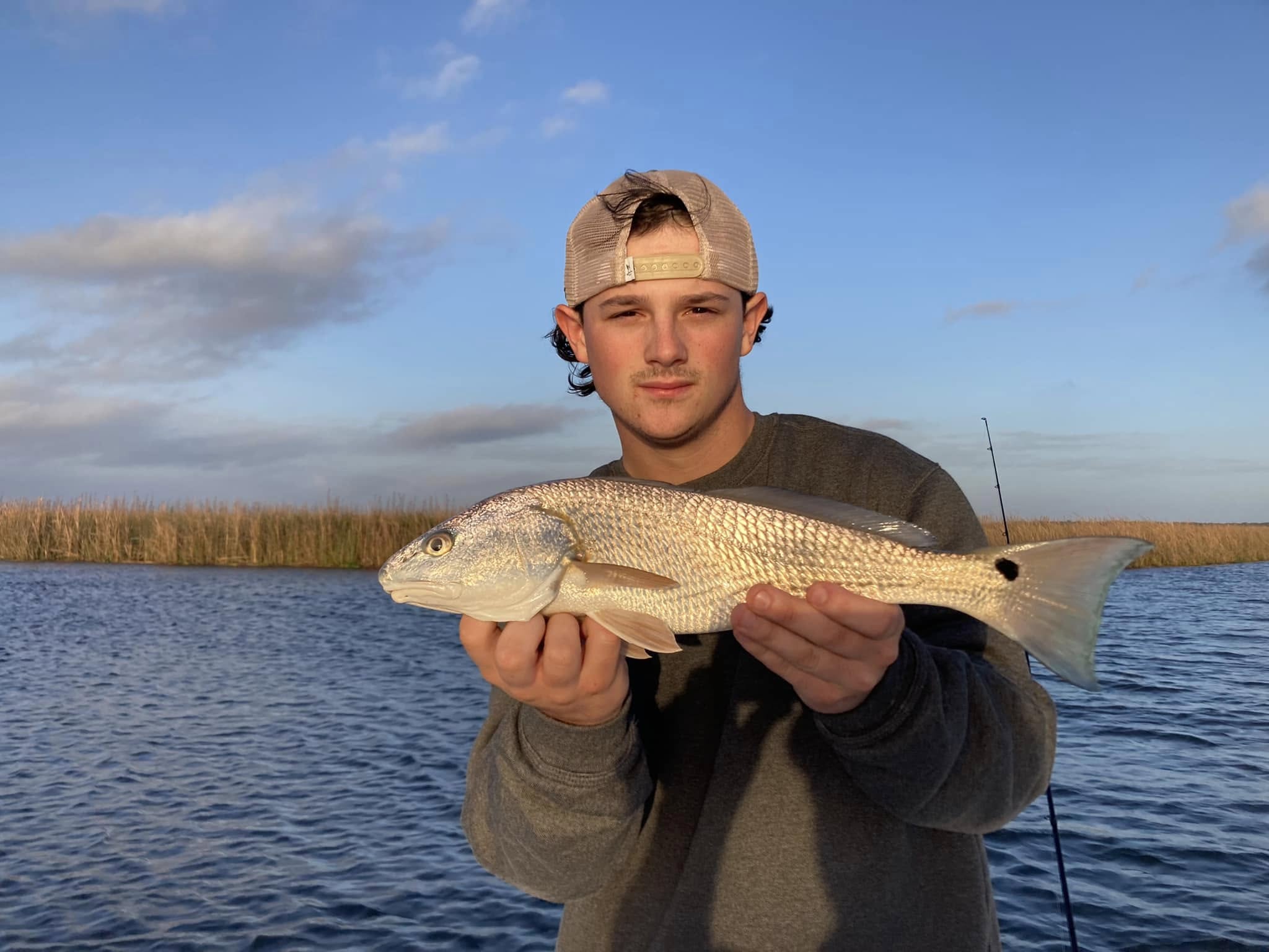 Redfish caught while fishing in Apalachicola