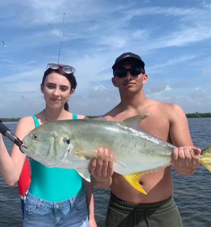 Crevalle Jack, a 25-inch fish, caught while fishing in FL