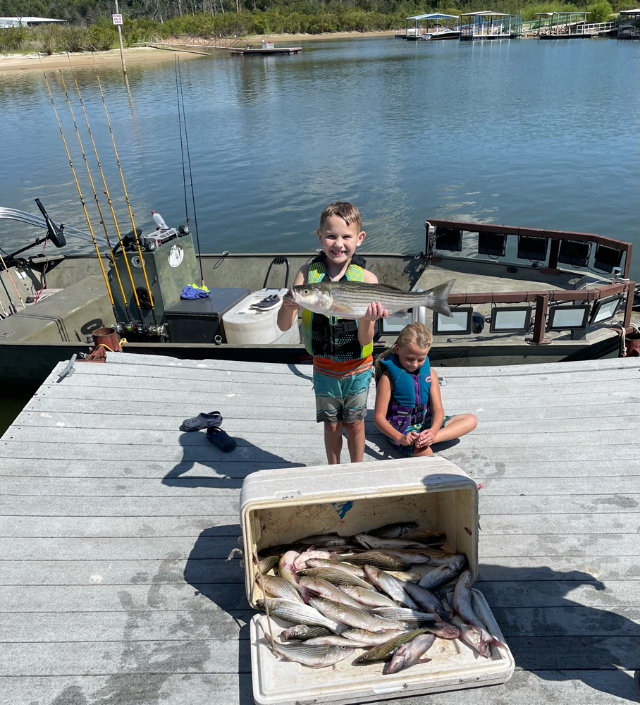 Two anglers fishing in Kingston