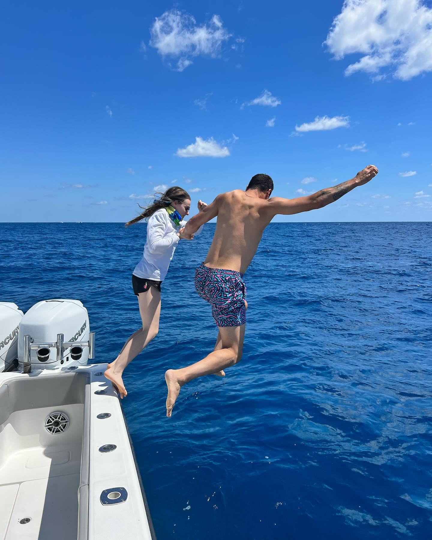 Angler enjoying Pompano Beach while fishing