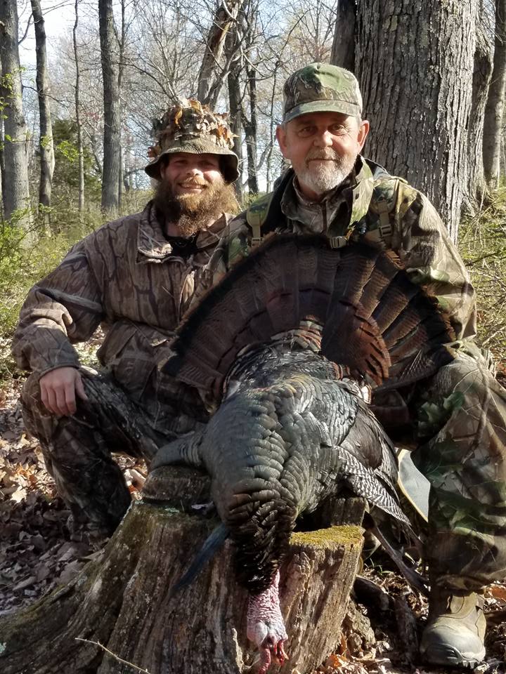 2 people hunting for fish in Greenville