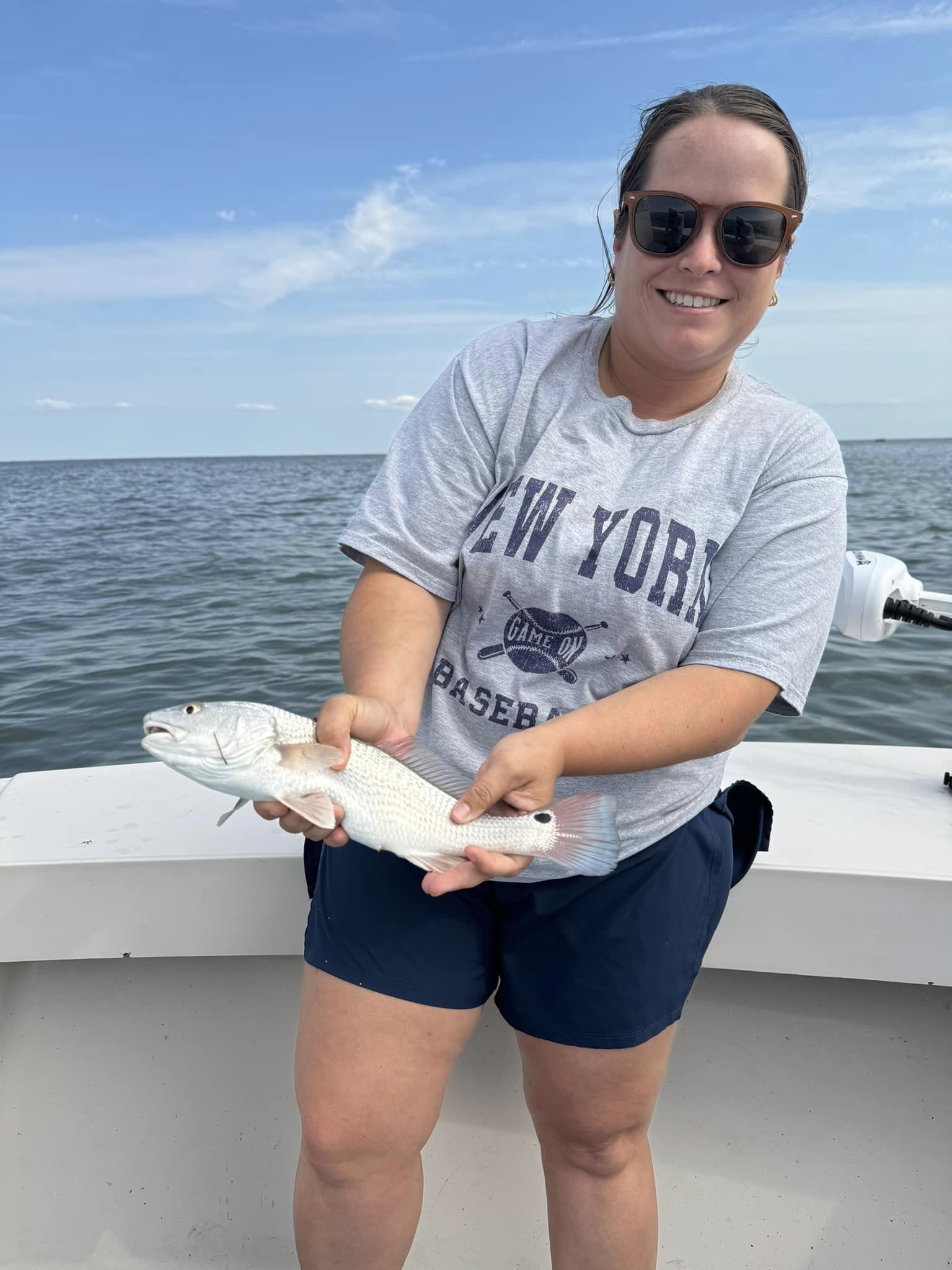Redfish caught in Maryland fishing