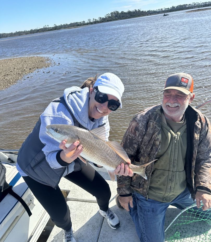 Two people fishing in Florida