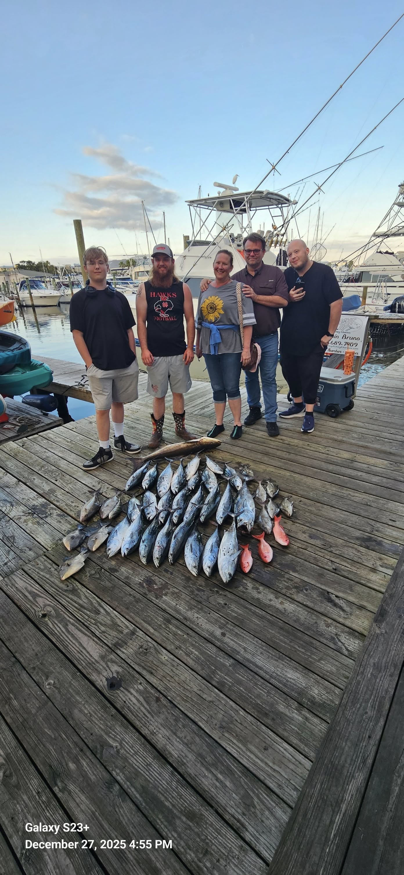 Five people fishing in FL