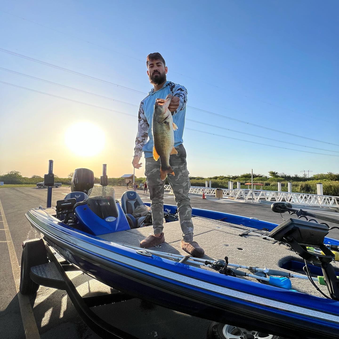 Largemouth bass caught while fishing in Southwest Ranches
