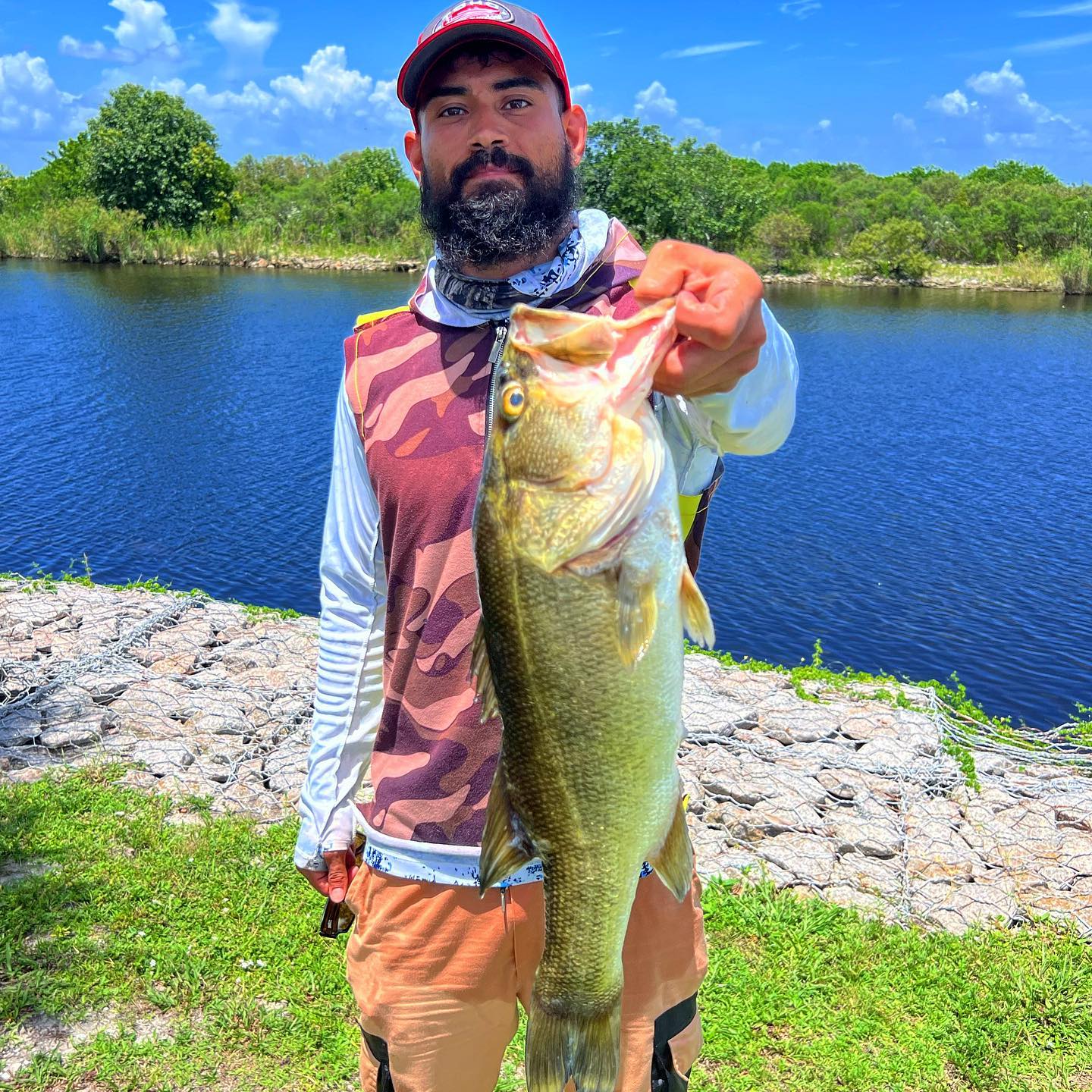 Lone angler fishing in Southwest Ranches