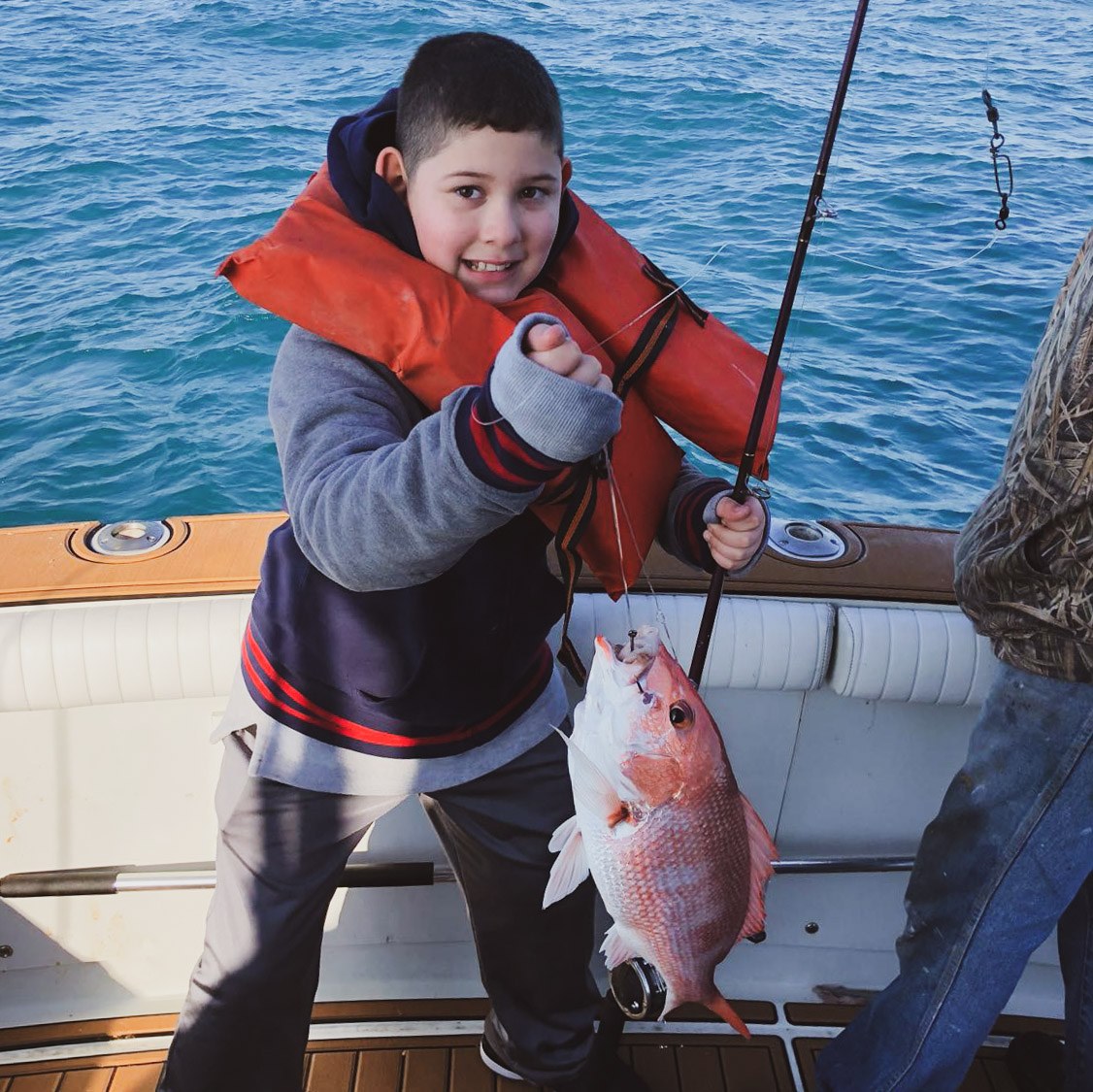 Angler fishing at South Padre Island