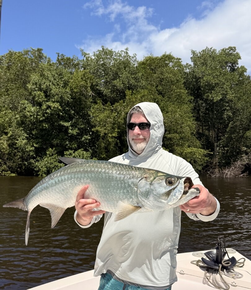 Tarpon catch in San Juan PR fishing trip