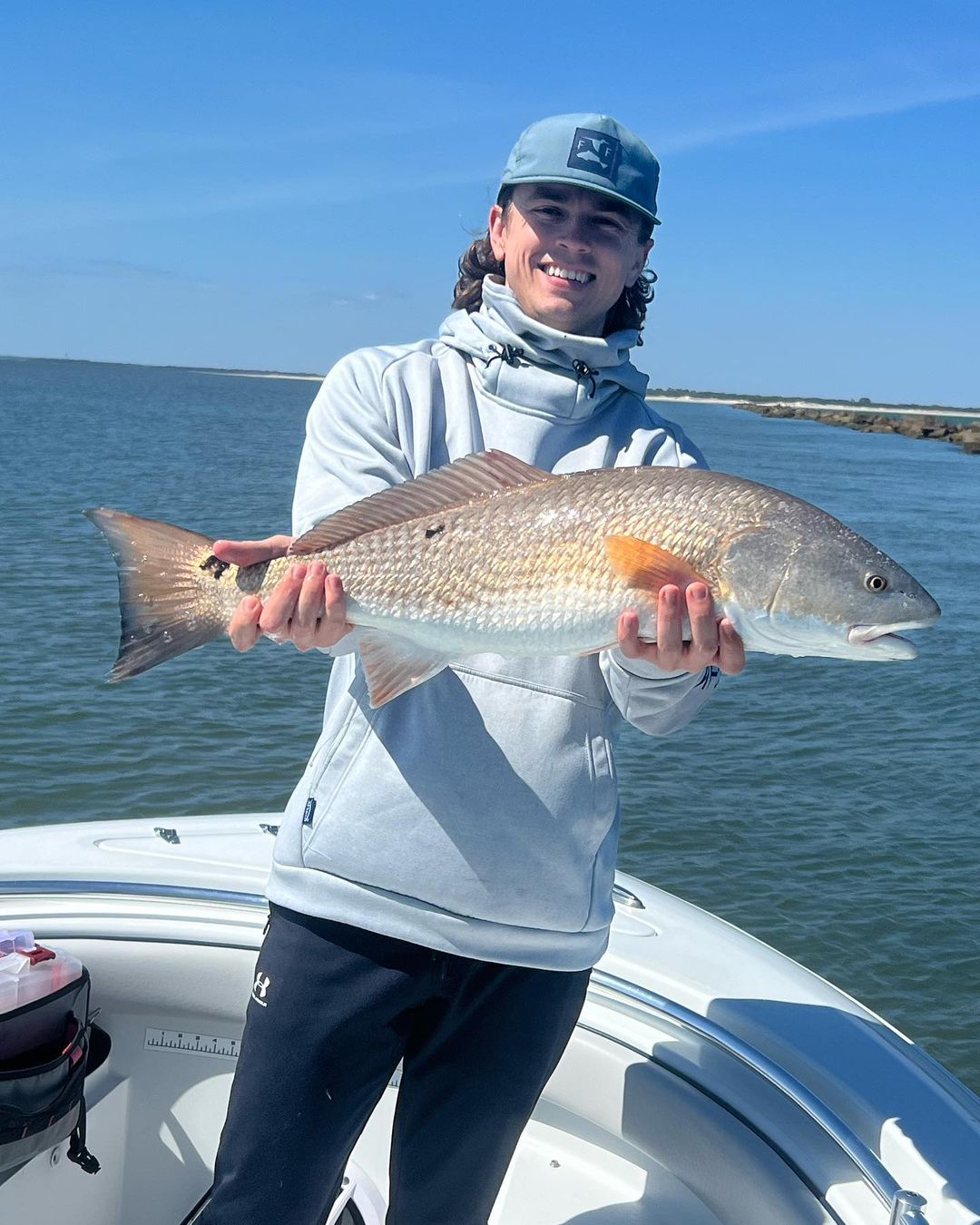 Redfish caught during fishing tour in St. Marys