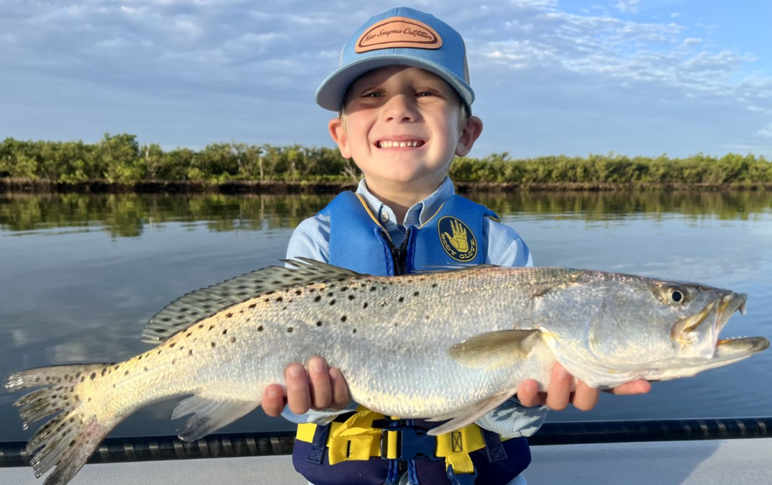 Angler with a 29-inch fish caught in Edgewater