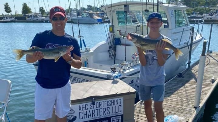 Two anglers fishing in OH
