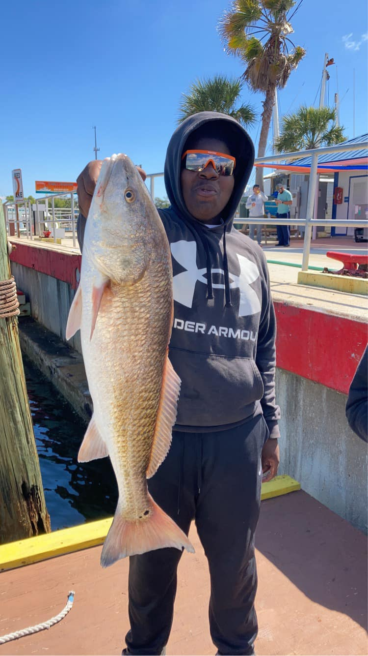 Redfish caught fishing in Panama City