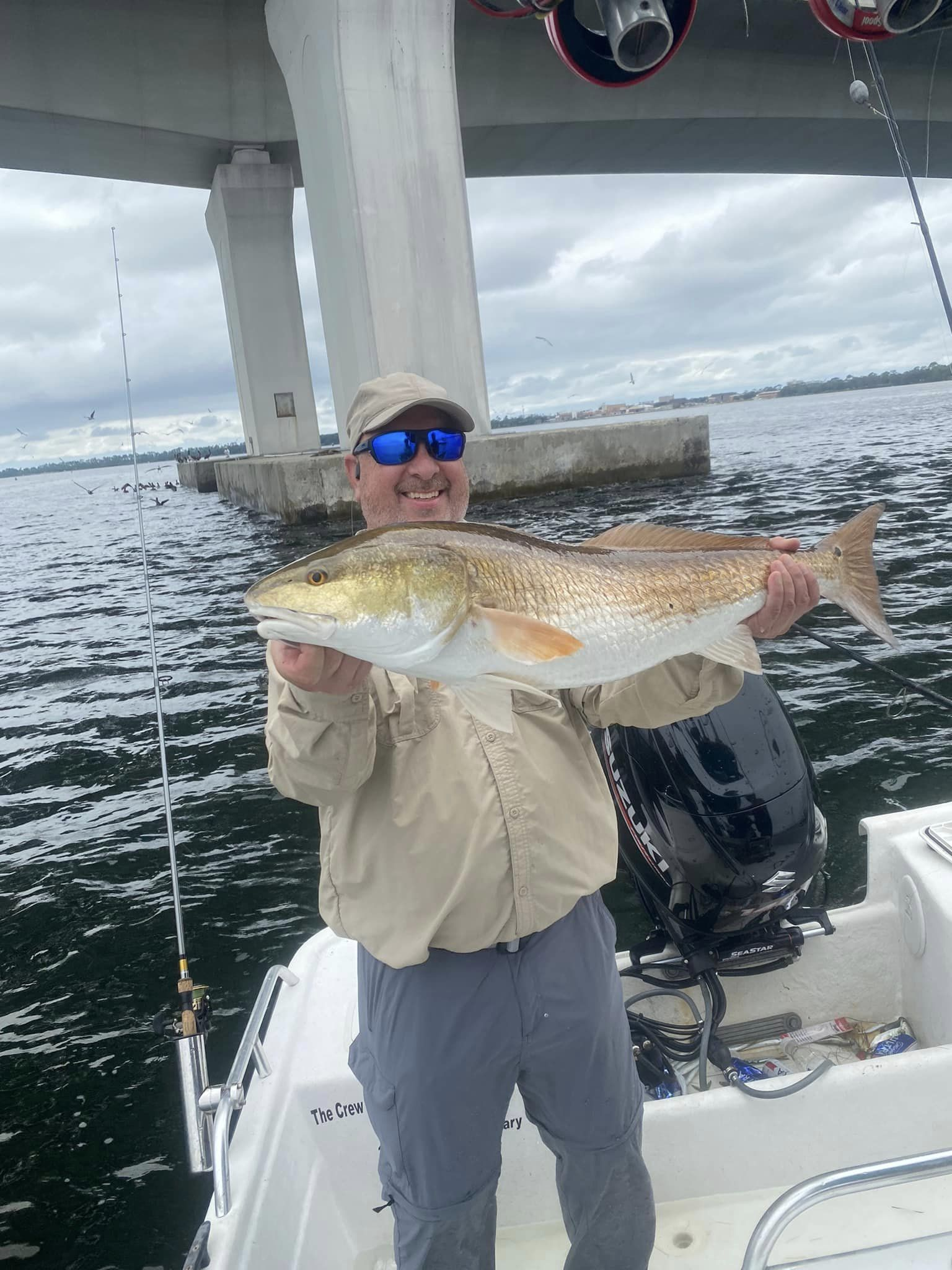 Redfish caught while fishing in Panama City